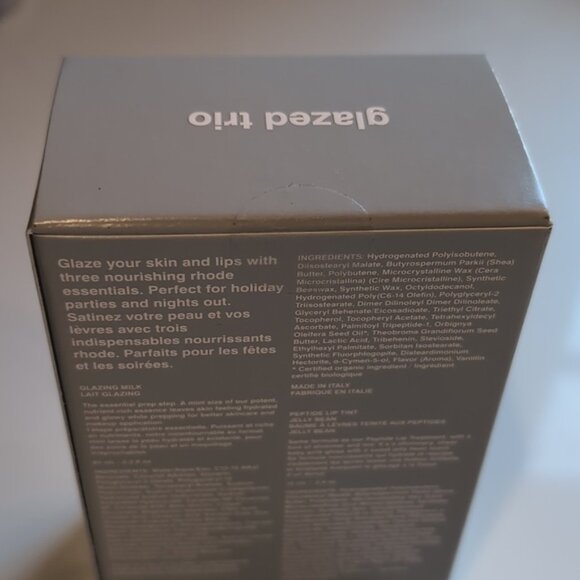 Rhode HOLIDAY GLAZED TRIO Gift Set GLAZING MILK, JELLY BEAN LIP, STRAWBERRY NIB - Picture 4 of 4